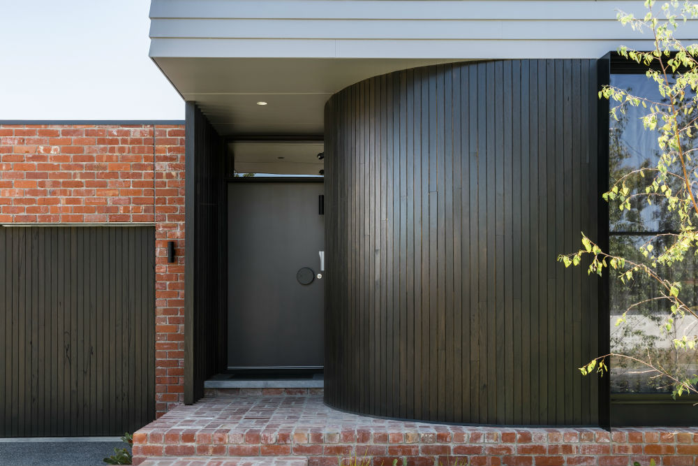 Large round entry door handle